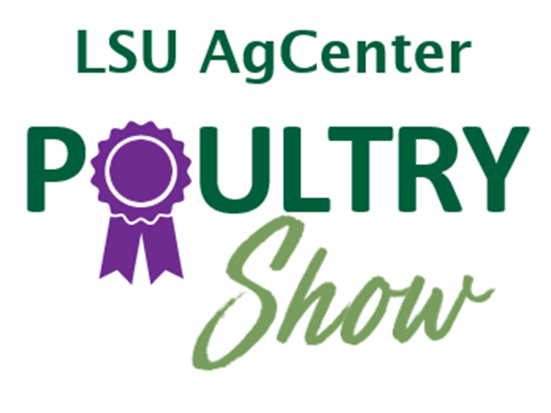 Logo for 2025 LSU AgCenter State Poultry Show